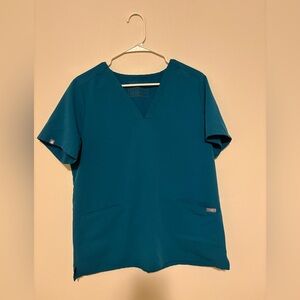 Figs cambria Women's teal scrub top